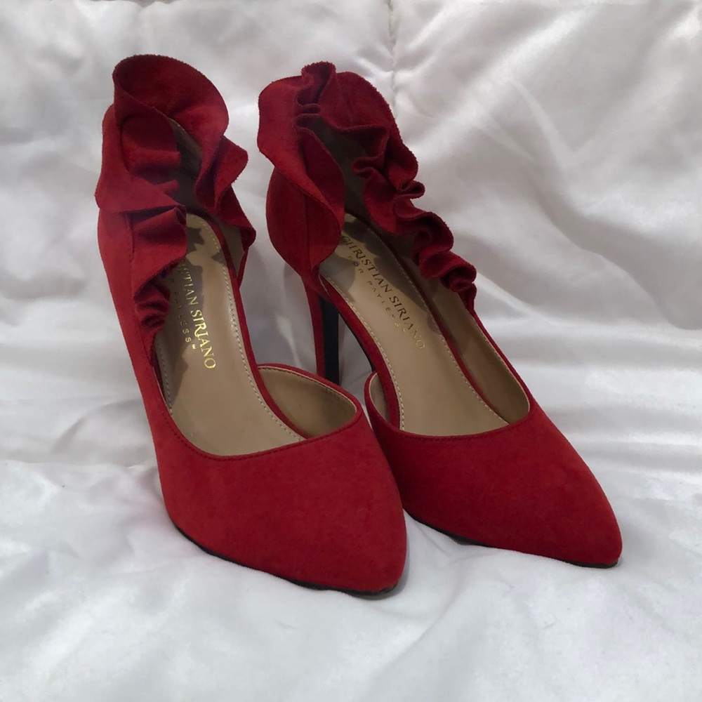 Red Christian Siriano Heels